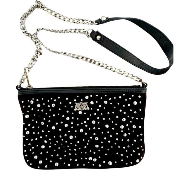 EUC JUICY COUTURE LOU LOU STUDDED PURSE BAG with Chain Strap - Picture 1 of 6